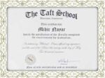 comprar diploma falso de la escuela Taft-plantilla de diploma gratuita