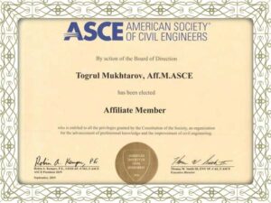 Partner, American Society of Civil Engineers, gefälschte Zertifikate