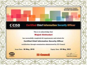 Certified Chief Information Security Officer (CCISO) fake Certificates