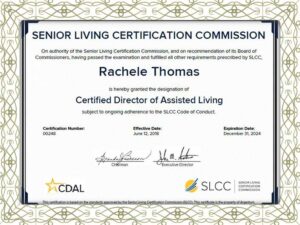 Certified Director of Assisted Living (CDAL) fake Certificates qualification