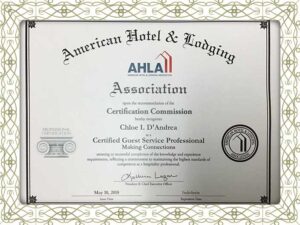 Certified Guest Service Professional (CGSP) fake Certificates buy online