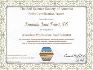 compra de certificado en línea-Associate Professional Soil Scientist