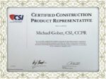 Certified Construction Product Representative fake certificate