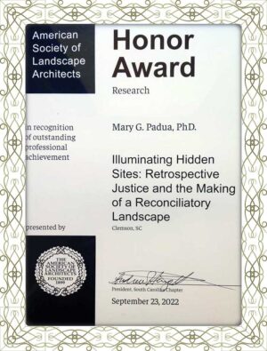 Gefälschtes Mitgliedszertifikat der American Society of Landscape Architects