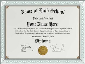 replica university diplomas