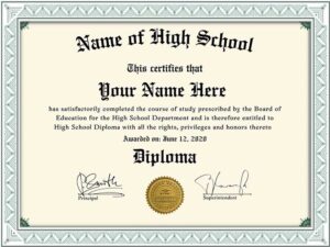 master degree certificate fake