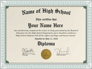 nios fake certificate