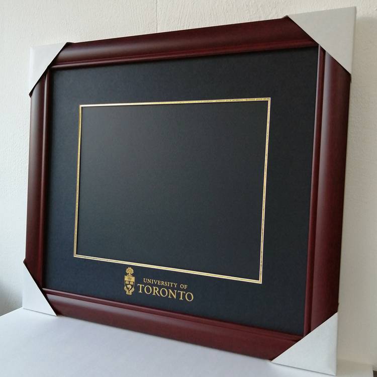 UofT (University of Toronto) diploma/degree frame solid wood customization