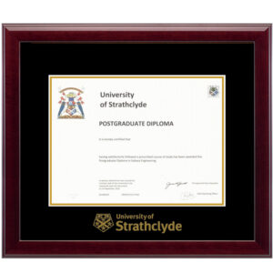 Strath(University of Strathclyde) diploma/degree frame solid wood customization