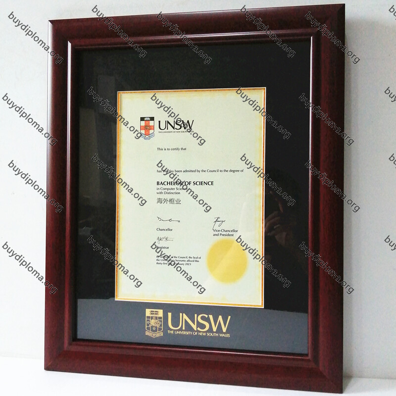 (UNSW) The University of New South Wales diploma/degree frame solid wood customization