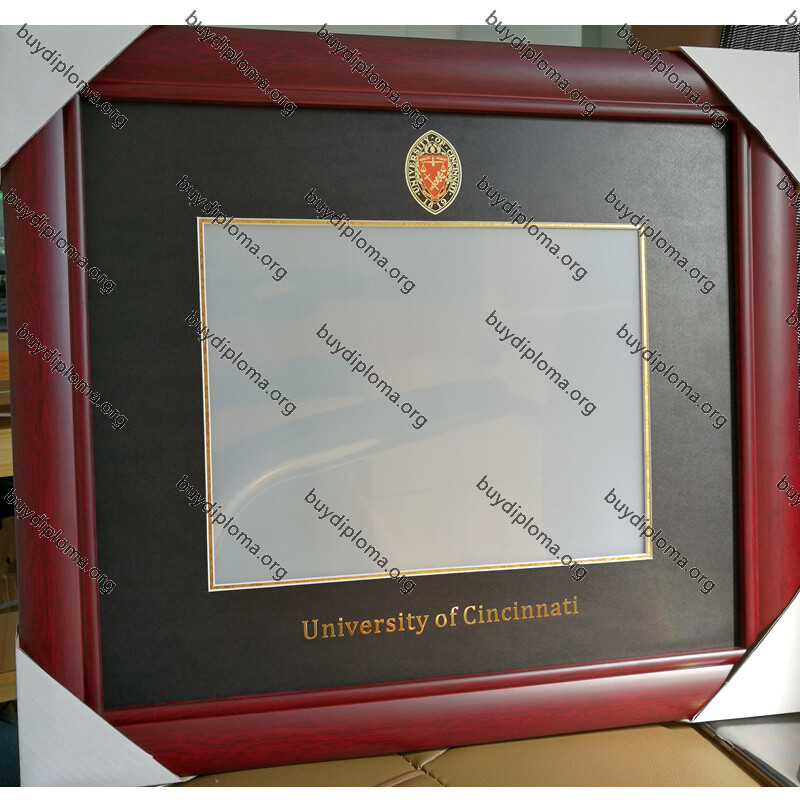 UC（辛辛那提大学）文凭/学位框实木定制