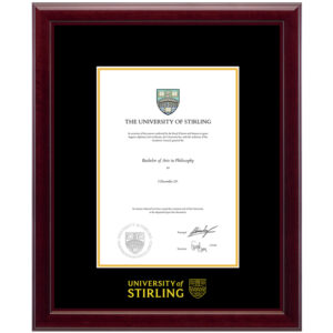 UoS(University of Stirling) diploma/degree frame solid wood customization