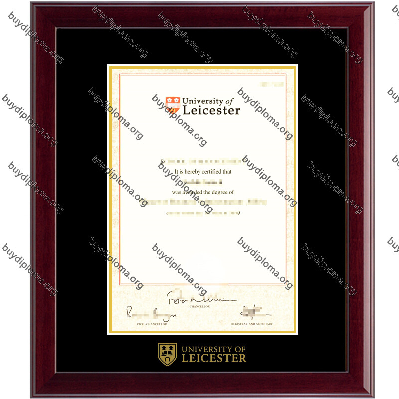 University of Leicester diploma/degree frame solid wood customization
