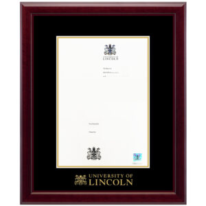 UoL (University of Lincoln) diploma/degree frame solid wood customization
