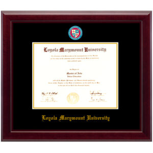 LMU(Loyola Marymount University) diploma/degree frame solid wood customization
