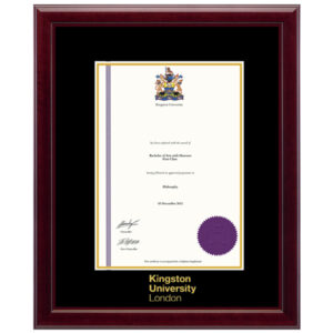 Kingston(Kingston University) diploma/degree frame solid wood customization
