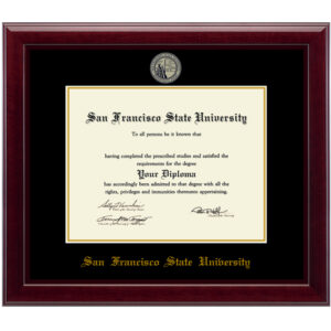 SFSU(San Francisco State University) diploma/degree frame solid wood customization
