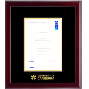 UC(University of Canberra) diploma/degree frame solid wood customization