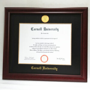 Cornell(Cornell University) diploma/degree frame solid wood customization