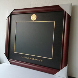 NEU (Northeastern University) diploma/degree frame solid wood customization