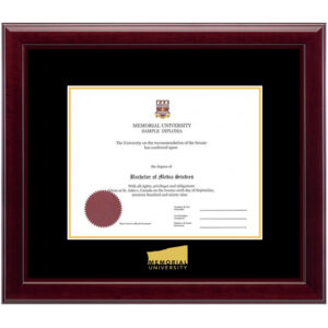 signature announcements diploma frame