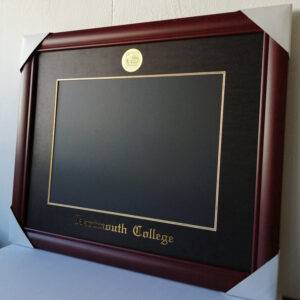 walnut certificate frame