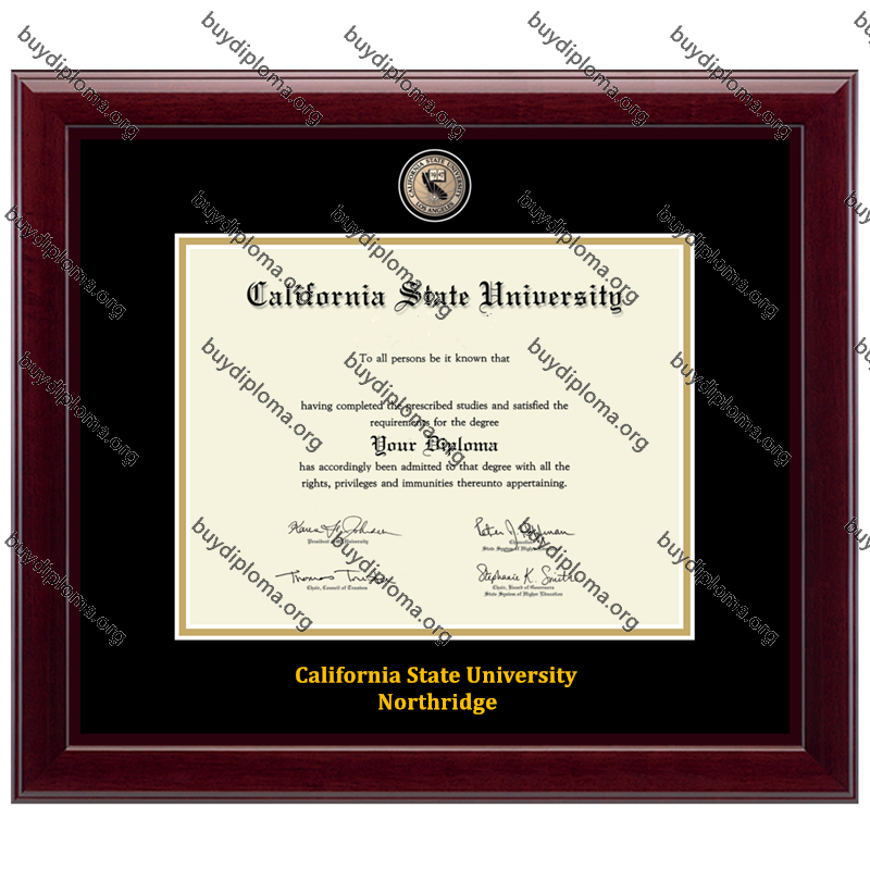 CSUN（加州州立大学北岭分校）毕业证书/学位证书框架实木定制