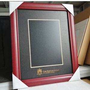 certificate frame with mount