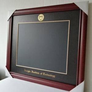 gold frame for certificate