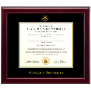 (Columbia University ) diploma/degree frame solid wood customization