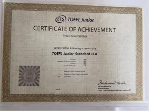 Buy a gold TOEIC certificate