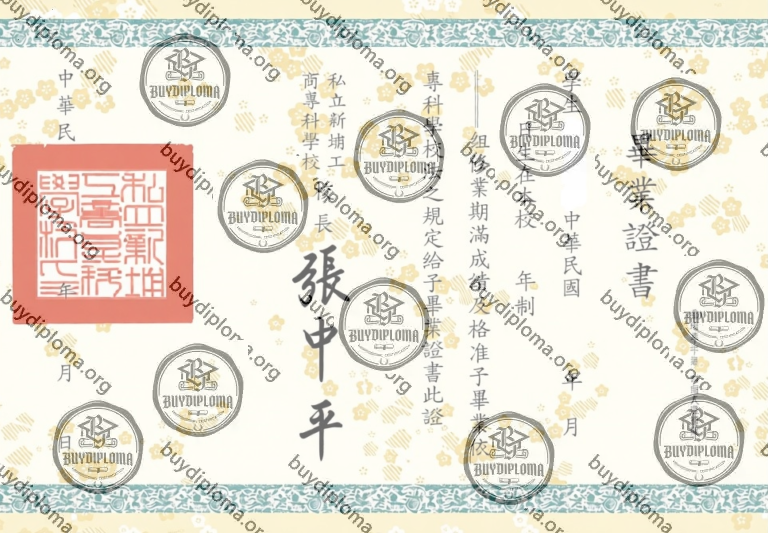 Buy Taiwan Diploma-Making University Diploma&High School Certificate Online 18 Hsin Pu Junior College of Technology and Commerce/St. John's University Diploma